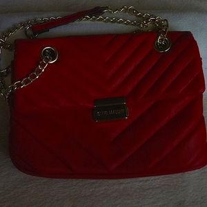 PU red purse, never used.